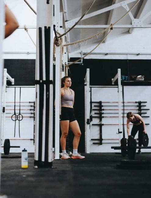 Woman training at Maverick Strength
